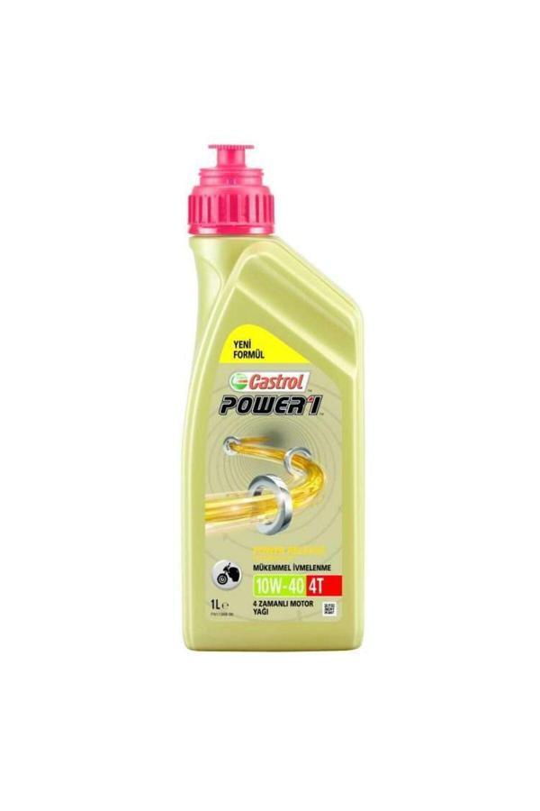 Castrol Power1 4T 10W-40 Motosiklet Motor Yağı 1 Lt - Image 1