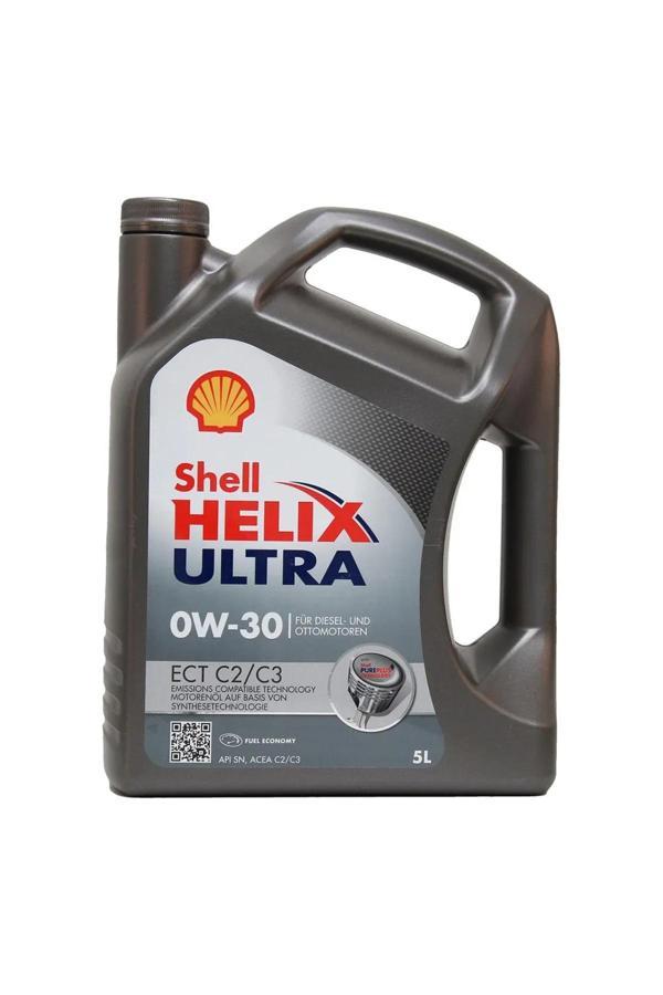 Shell Helix Ultra Ect C2/C3 0W-30 5 Lt Motor Yağı - Image 1