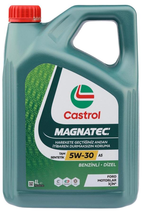 Castrol Magnatec 5W-30 A5 Tam Sentetik 4 Lt Motor Yağı (Üretim: 2025) - Image 1