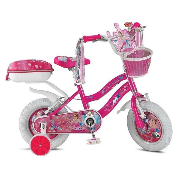 ÜMİT 1208 PRINCESS-SEPET-V-KIZ ÇOCUK BİSİKLETİ 12 JANT PEMBE - Image 1