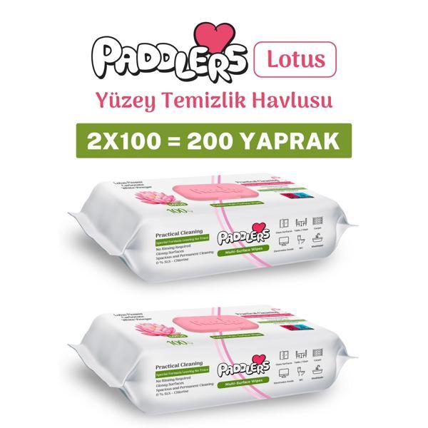 Easy Clean Lotus Çiçeği Yüzey Temizlik Havlusu 2x100 (200 Yaprak) - Image 1