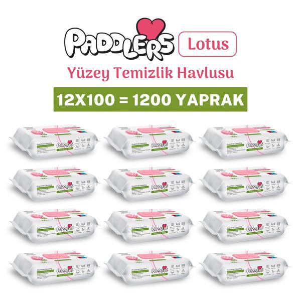 Easy Clean Lotus Çiçeği Yüzey Temizlik Havlusu 12x100 (1200 Yaprak) - Image 1