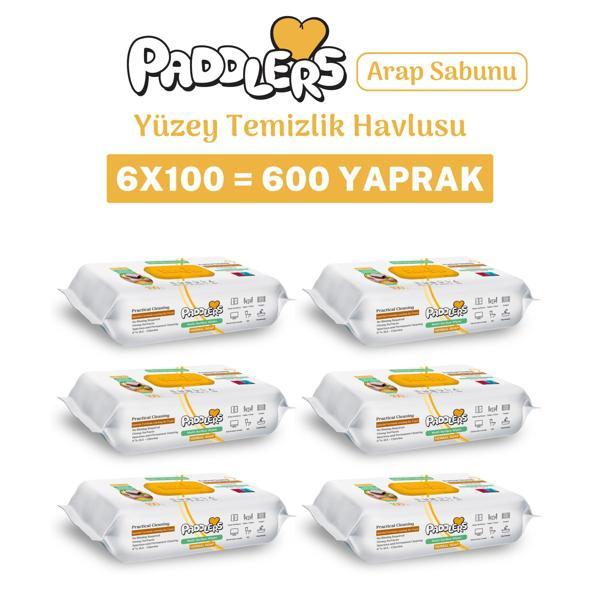Easy Clean Arap Sabun Katkılı Yüzey Temizlik Havlusu 6x100 (600 Yaprak) - Image 1