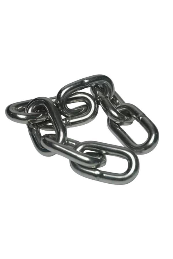 Ege Çelik Halat Galvaniz Zincir 10Mm Makaralı Düz Zincir 5 Metre - Image 1