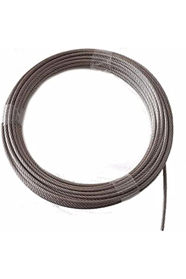 Ege Çelik Halat Paslanmaz Krom Çelik Halat (7X19) 5Mm 10 Metre - Image 1