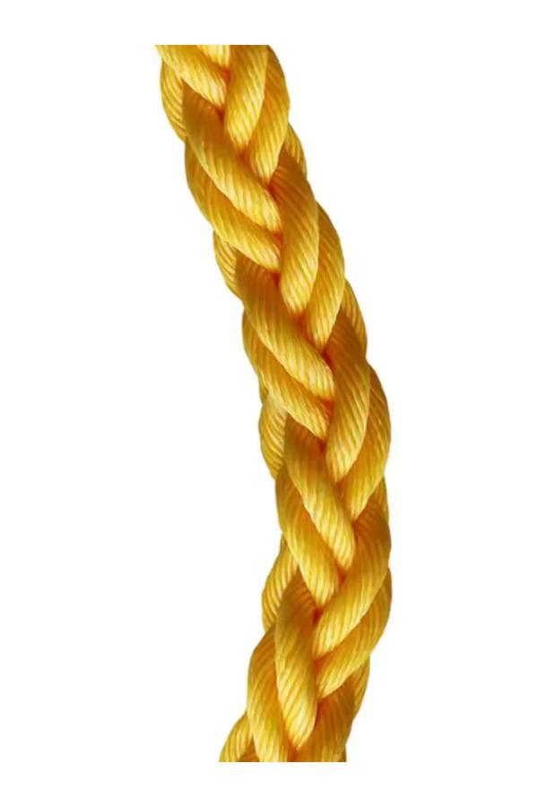 Ege Çelik Halat 20 Mm Yüzen Halat 8 Kollu Batmaz Halat Sarı 10 Metre - Image 1