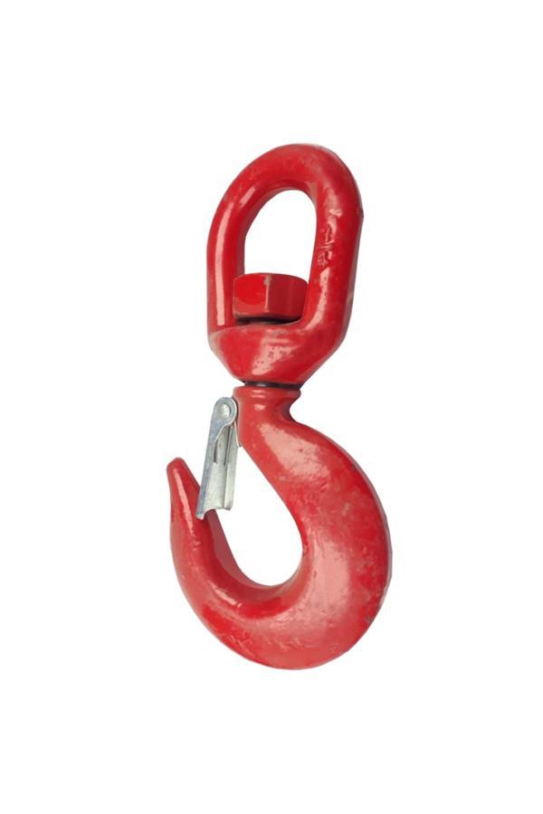 Ege Çelik Halat 2 Ton Fırdöndülü Kuşgöz Kanca Yük Taşıma Kaldırma Vinç Kancası - Image 1