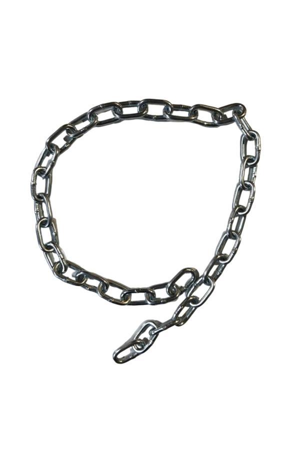 Ege Çelik Halat Galvaniz Zincir 4Mm Makaralı Düz Zincir 5 Metre - Image 1