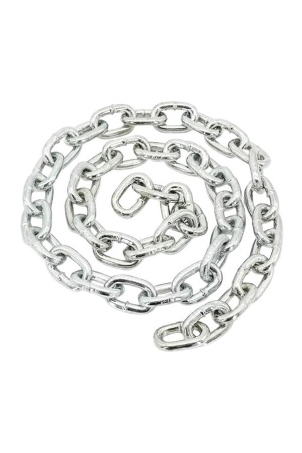 Ege Çelik Halat Galvaniz Zincir 6Mm Makaralı Düz Zincir 5 Metre - Image 1