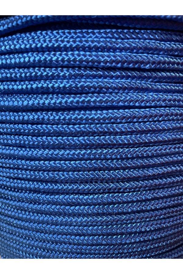 Ege Çelik Halat Marin Mavi Renkli İskota Halat İp 6 Mm 10 Metre Yelken Mandar Halatı - Image 1