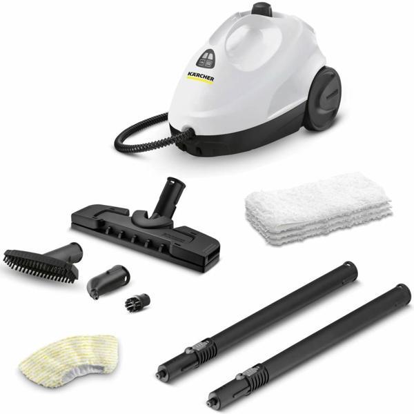Karcher KST 2 + Cloth Set 1500W 3.2 Bar Buharlı Temizlik Makinesi - Beyaz - Image 1