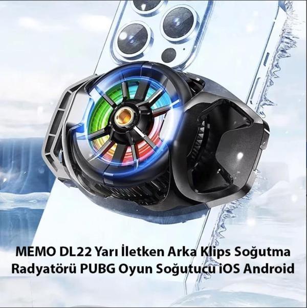 Klipsli Seramik radyatörlü Telefon soğutucu gaming oyuncu canlı yayın için Memo - Image 1