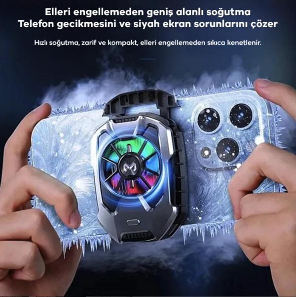 Seramik soğutmalı telefon soğutucu fan gaming oyuncu yayıncı youtuber için memo fan - Image 1