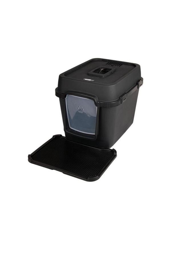 Versus Kapalı Kedi Tuvaleti Büyük Siyah - Image 1