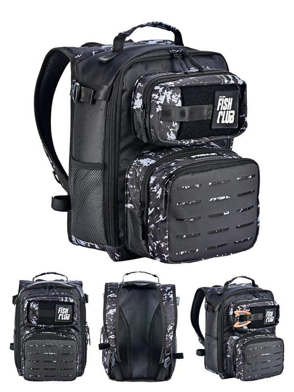 Fujin ProAji Back Pack Black Camo Balıkçı Sırt Çantası - Image 1
