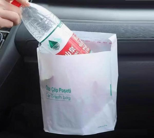 Nessiworld Pratik Su Geçirmez Oto Araba Çöp Poşeti Yapışkanlı 20 Adet - Image 1