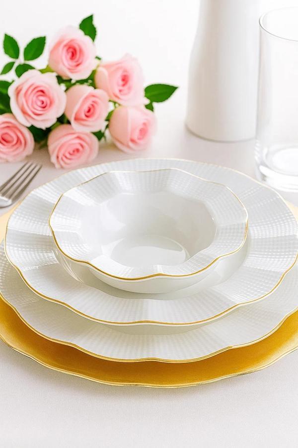 MLN37YT694R520 Milena 37 Parça 8 Kişilik Yemek Takımı – Altın - Image 1