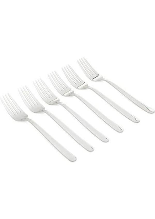 Aryıldız Kristal 6'lı Yemek Çatalı Paslanmaz Çelik Ar515988  - Image 1