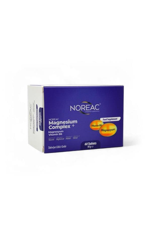 NOREAC Magnezyum Kompleks + Vitamin B6 60 Tablet - Image 1