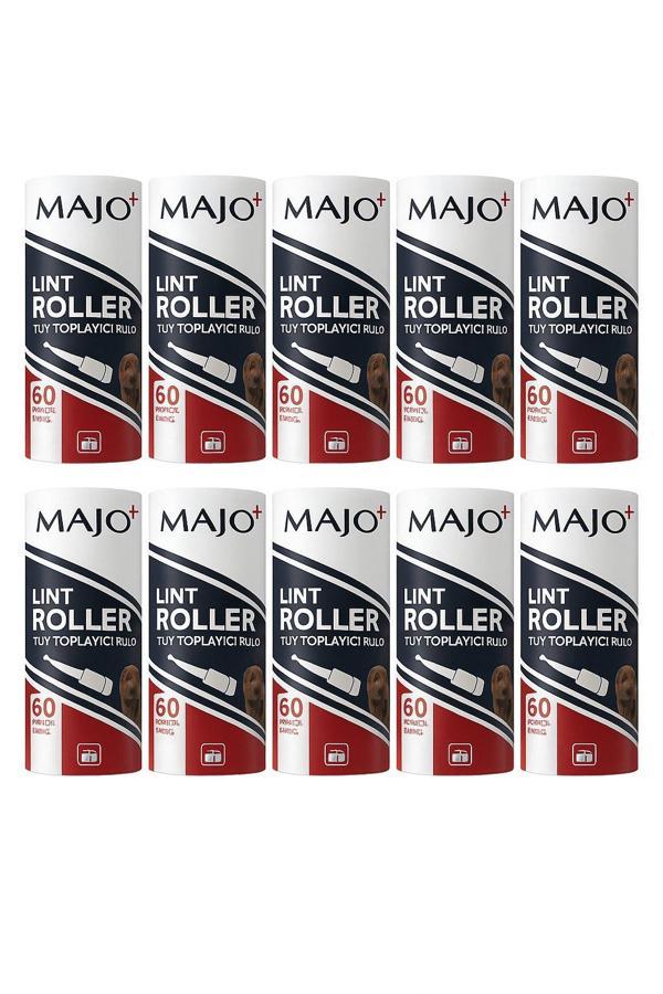 Majo Tüy Toplayıcı 10 Yedek Rulo 10cm 60 Yaprak 10*60=600 Yaprak - Image 1