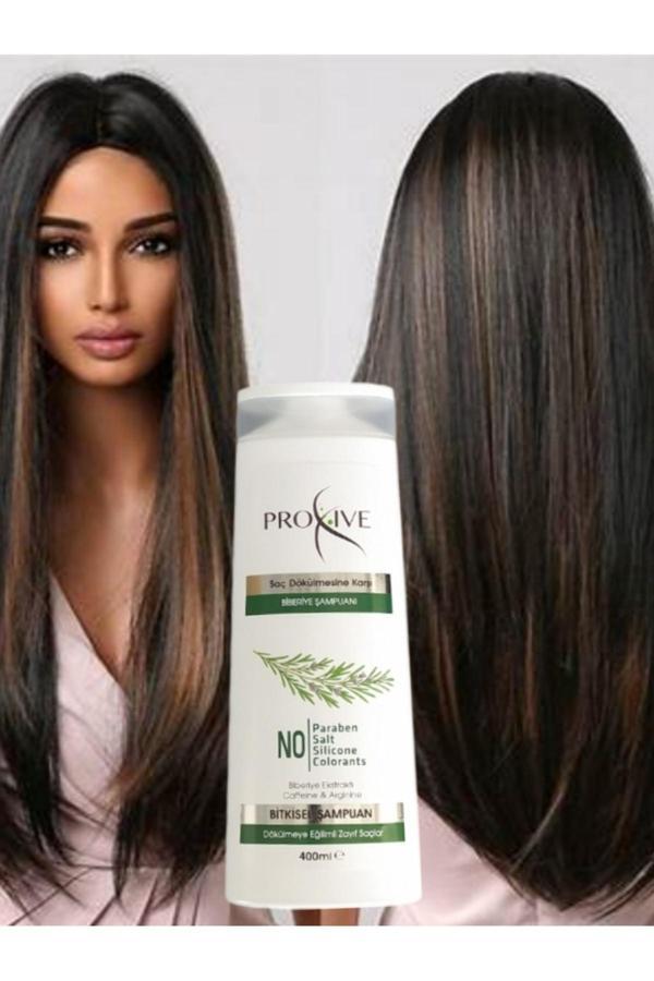 Proxive Kafein Ve Arginin İçerikli Saç Dökülmesine Karşı Hızlı Saç Uzatan Biberiye Şampuan 400 Ml - Image 1