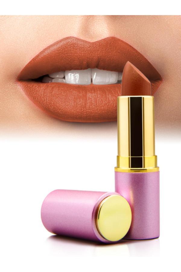 Gl Beauty Natural Matte Lipstick Pure Coffee / Dudak Besleyici Mat Ruj No 18 - Image 1
