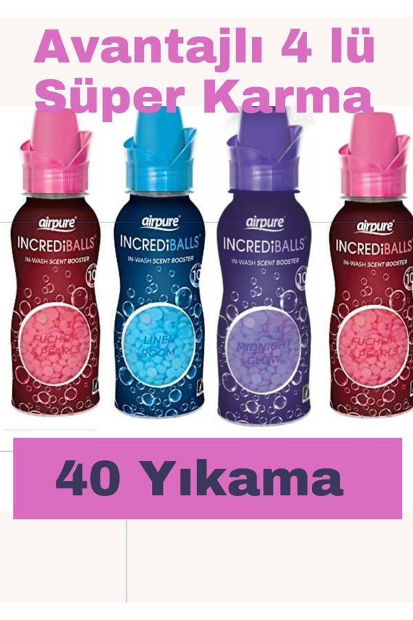 Airpure Çamaşır Parfümü 4 ’Lü Süper Karma Avantaj - Image 1
