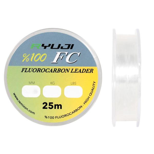 Ryuji %100 Fluorocarbon Leader 25m Olta Misinası 0.41mm 9.81kg - Image 1