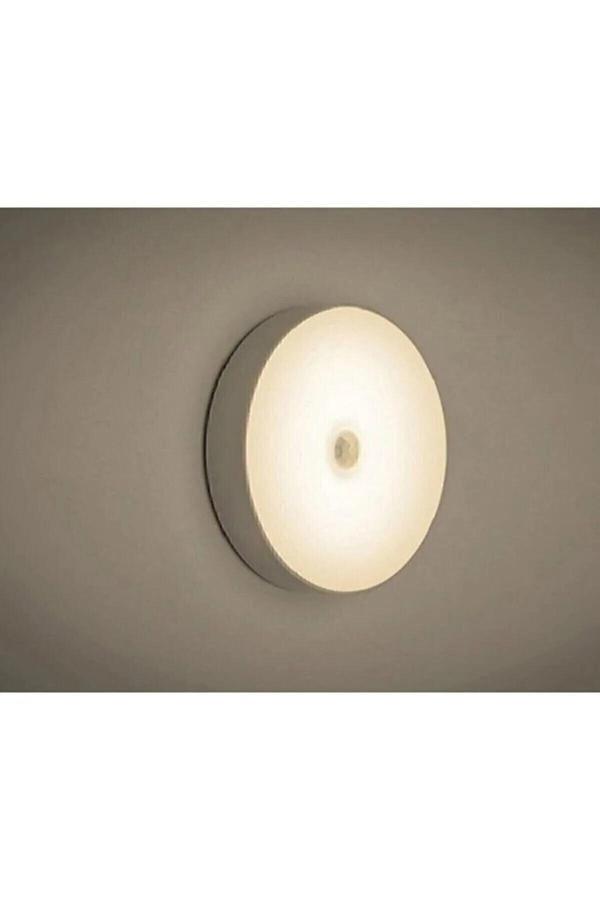 Pointtech 3 Adet Hareket Sensörlü Usb Şarjlı Beyaz Led Işık Lamba (Sensörlü) - Image 1