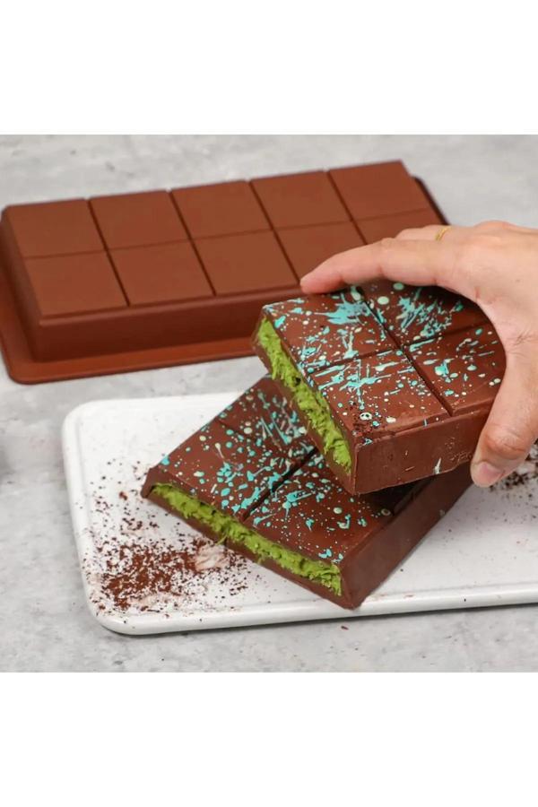 Pointtech Büyük Boy 20X10 Dubai Çikolatası Kalıbı Çikolata Kalıbı Bpa Free Plastik - Image 1