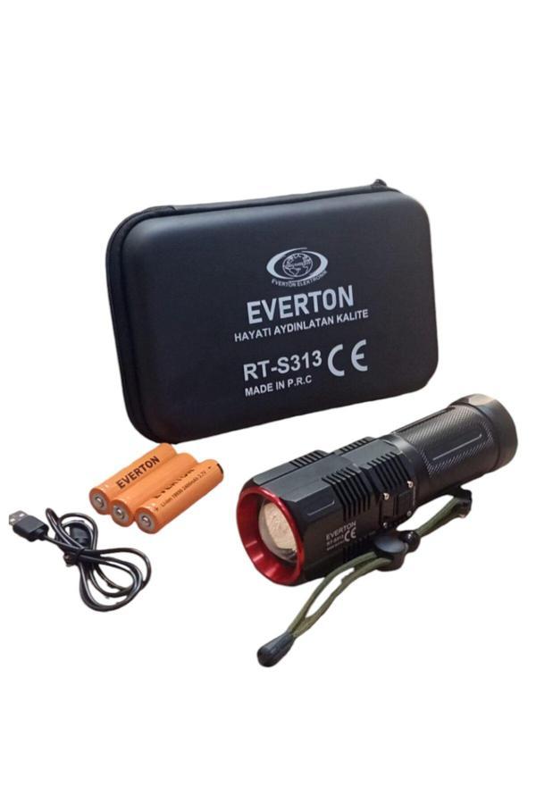 Pointtech Rt-S313 30W Zoomlu Profesyonel El Feneri - Güçlü Aydınlatma Ve Dayanıklılık - Image 1