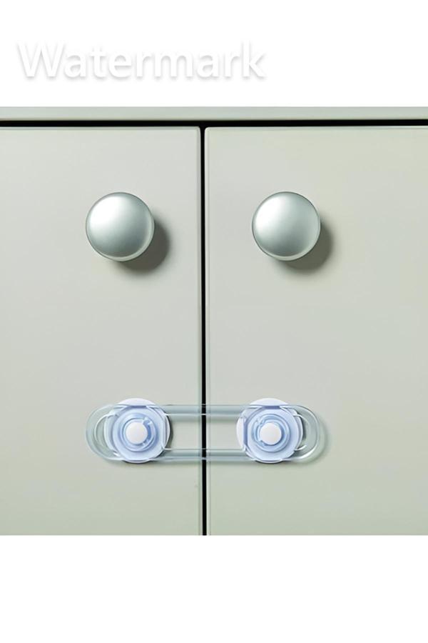 Pointtech 2'Li Silikon Dolap Çekmece Çocuk Emniyet Kilidi - Image 1