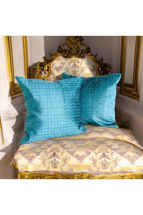 The Boho Home Decor Modern Serisi - Buz / Dekoratif 2' Li Kırlent Kılıf Seti - Image 1