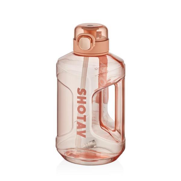 Shotay Barrel Su Matarası Tritan Somon 2200Ml - Image 1