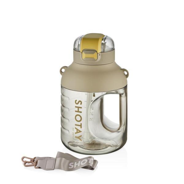 Shotay Chubby Su Matarası Tritan Gri1600Ml - Image 1