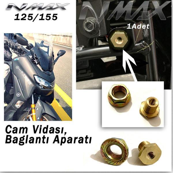 Yamaha Nmax 125/155 2021-2023 Cam Bağlantı Somun Seti - Image 1