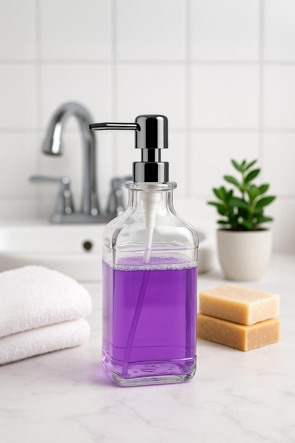 Cam Kare Sıvı Sabunluk 750 ml - Image 1