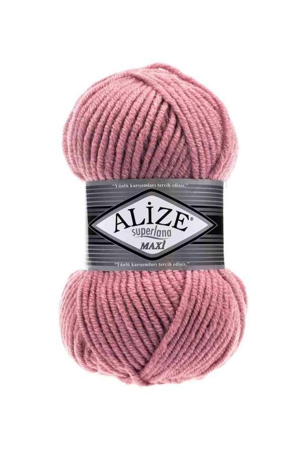 Alize Süperlana Maxi Kalın El Örgü Ipi 204 Koyu Pudra - Image 1