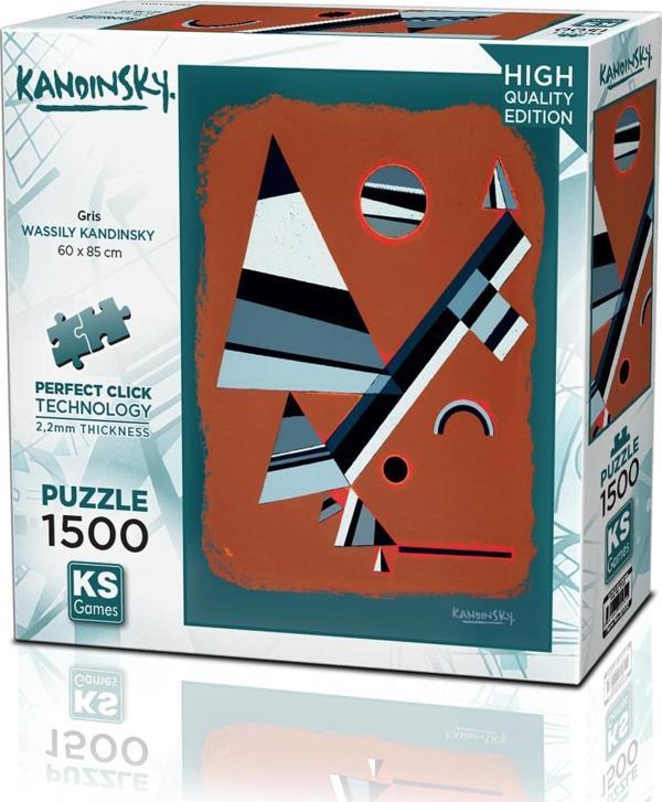 Ks Games Puzzle 1500 Parça Kandinsky Gris - Image 1