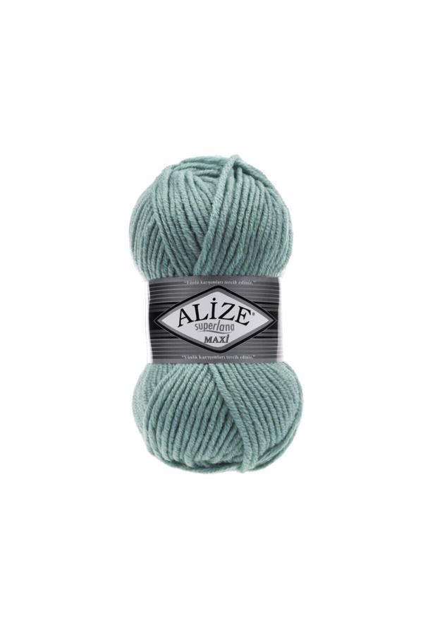 Alize Süperlana Maxi Kalın El Örgü Ipi 463 Mint - Image 1