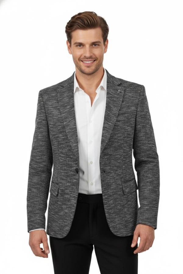 Erkek Tek Spor Ceket Çift Yırtmaçlı BGL-ST04981 - Image 1