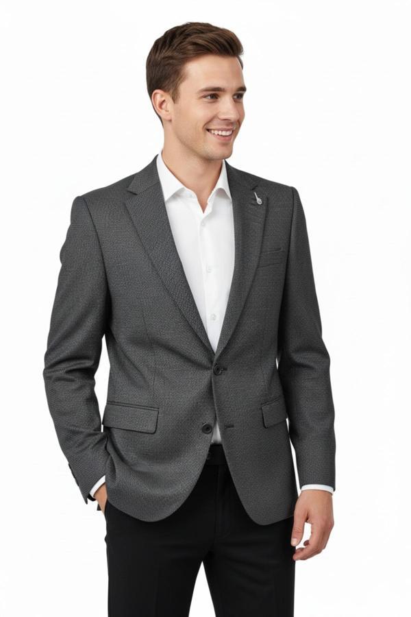 Erkek Tek Spor Ceket Çift Yırtmaçlı BGL-ST04982 - Image 1