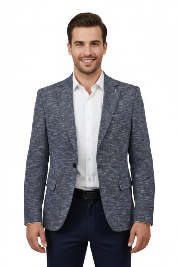 Erkek Tek Spor Ceket Çift Yırtmaçlı BGL-ST04981 - Image 1