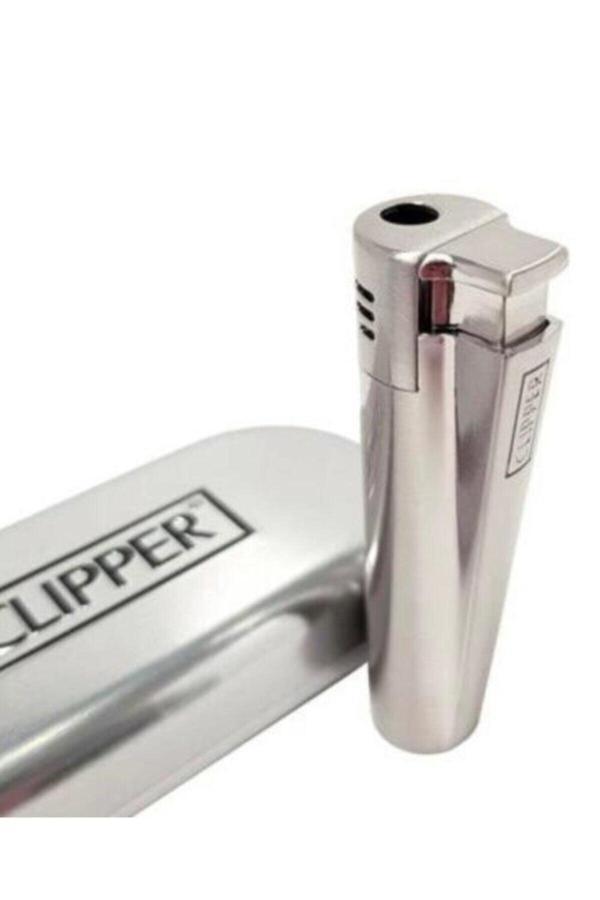 BENT Clipper Turbo Puro Çakmağı Metal Marka Garantili - Image 1
