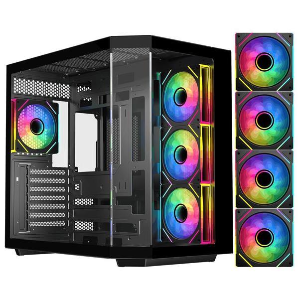 Eternal Pro X Aqua Siyah Oyuncu Kasası + 650W Güç Kaynağı (X EP65) - Image 1