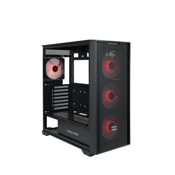 Eternal Pro X Mesh 2 Siyah Oyuncu Kasası + 650W Güç Kaynağı (X EP65) - Image 1