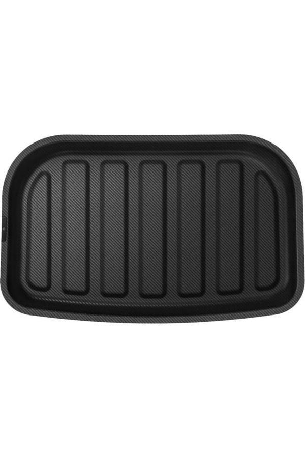 Spigen Tesla Model Y (2024-2023) Rear Trunk Arka Bagaj Alt Gizli Bölme 3D Havuz Paspas Black TL00-Y Black - Image 1