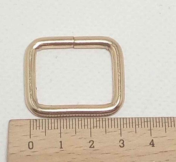 Çanta Aksesuar Light Gold 2X3 Cm Dikdörtgen  Halka - Image 1