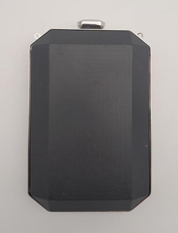 Çanta Aksesuar Abiye Çanta Kalıbı Dik Model Gümüş Metalli - Image 1