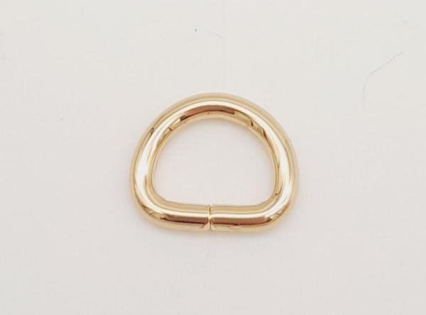 Çanta Aksesuar D Halka 1.3 Cm Light Gold 1 Adet - Image 1